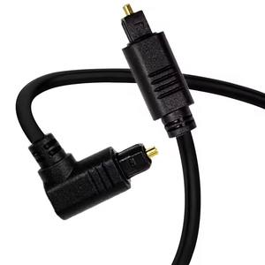 1M 90 grados <span class=keywords><strong>Ebow</strong></span> Vention Cable de Audio óptico Digital Toslink SPDIF Cable coaxial para Xbox PS4 amplificadores Soundbar Cable de fibra - Product Image 4