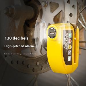 Candado Antirrobo de Seguridad para Motocicleta, Bicicleta, Bicicleta Eléctrica y Scooter, Metálico, Impermeable, con Cable Recordatorio para Disco, Venta al Por Mayor - Product Image 3