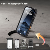 Étui étanche professionnel pour plongée sous-marine pour iPhone Samsung Redmi, coque de protection antichoc pour extérieur