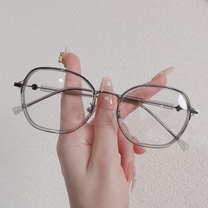 Lunettes carrées vertes en acétate avec protection contre la lumière bleue pour la myopie, monture moyenne unisexe YC5130 C1 - Product Image 2