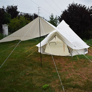 Carpa de Lona Familiar Grande de Lujo para Acampar al Aire Libre, de 3m, 4m, 5m y 6m, de Algodón - Product Image 1