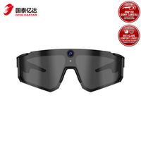 Lunettes Intelligentes IA 3D Coupe-Vent avec Caméra 8MP, Lampe Torche LED, Appel, Traduction, Assistant Vocal, Enregistrement, Cyclisme, Étanche