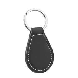 Llavero de Cuero PU con Disco Hueco de 25 mm, Diseño Elegante para Facilitar su Transporte - Product Image 3