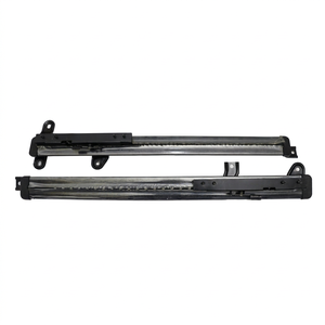 Rieles de asiento de coche modificados, riel deslizante largo de acero laminado en frío para modificación de asientos de tres plazas, ajuste de doble fila - Product Image 1