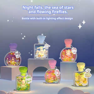 Bouteille <span class=keywords><strong>de</strong></span> parfum LED DIY pour Sanrios Blind Box Flower Love Fairy Building Blocks Toy PVC Plastic pour les boutiques <span class=keywords><strong>de</strong></span> cadeaux et les collectionneurs - Product Image 2
