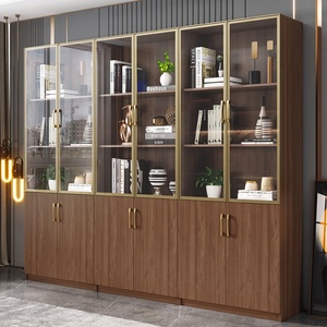 Bibliothèque en noyer, organisateur modulaire transparent, armoire nordique moderne, étagère <span class=keywords><strong>de</strong></span> <span class=keywords><strong>rangement</strong></span> en <span class=keywords><strong>bois</strong></span> en forme <span class=keywords><strong>de</strong></span> <span class=keywords><strong>cube</strong></span> pour le salon - Product Image 4