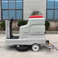 Machine de nettoyage de sols de haute qualité 860 mm avec deux brosses pour usine, autolaveuse à batterie pour entrepôt