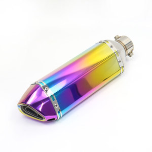 Silenciador de venta hexagonal de color directo del fabricante, escape de motocicleta <span class=keywords><strong>ahm</strong></span> para silenciador gladius DL250 SV650A sfv650 - Product Image 3