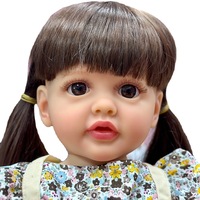 Poupée Reborn Sunnyfan en PVC souple, jouet réaliste pour enfants et filles, compagnon, vente en gros transfrontalière, produit phare Douyi