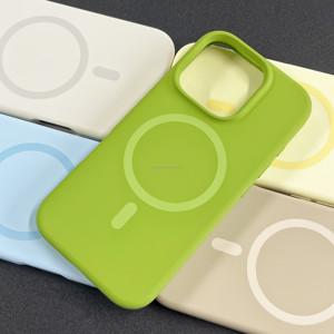 Thiết Kế Mới Mỏng Silicone Lỏng Trường Hợp Từ Tính Cho Iphone 17 Pro Max 15 14 13 Pro Silicon Biểu Tượng Tùy Chỉnh Điện Thoại Trường Hợp Khắc Laser - Product Image 4