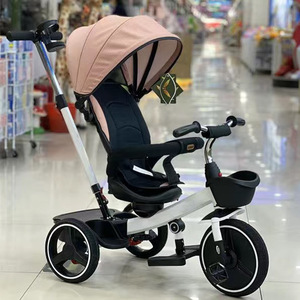 Produttore all'ingrosso triciclo per <span class=keywords><strong>bambini</strong></span> passeggino Guardrail di età compresa tra 2 e 4 anni in plastica leggera sterzo bambino pedale 3 ruote - Product Image 6