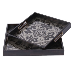 Bán Buôn Yochen Vẫy Hình Dạng Sang Trọng Bàn Lưu Trữ Khay Gương Sản Xuất Tại Trung Quốc Cho Trang Trí Nội Thất - Product Image 2