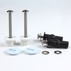 Aojiele Vis de fixation pour siège de toilette, boulon d'expansion supérieur allongé avec bille unique, écrou inférieur épais pour bidet, petit siège de toilette - Product Image 4