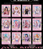 Boîte de boosters de cartes à collectionner One Piece en gros – Personnages d'anime Boa, Luffy, Nami – Cartes à échanger pour jeux de société et jouets – Cadeau