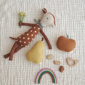 Juguete de peluche suave de estilo nórdico Ins al por mayor, muñecos cómodos de ciervo encantador <span class=keywords><strong>Bambi</strong></span>, juguetes para niños, juguetes de peluche suaves, muñeco para dormir de bebé - Product Image 4