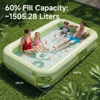 CZFIT Toboggan aquatique gonflable avec protection solaire en PVC, fontaine à eau, motif de dessin animé, écologique, grande capacité, pour enfants