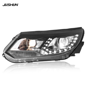 Ensemble de phares Jushun pour Tiguan 2013-2016, double projecteur LED DRL, version européenne - Product Image 3