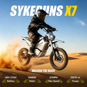 Moto tout-terrain <span class=keywords><strong>électrique</strong></span> SYKERUNS X7, directement de l'usine, pour adultes, 5500W, 57MPH - Product Image 1