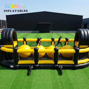 Parcours d'obstacles gonflable géant Commercial Land Race Challenge, <span class=keywords><strong>aventure</strong></span> interactive pour événements - Product Image 2