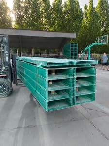 Baki Kabel Serat Kaca <span class=keywords><strong>FRP</strong></span> GRP Berkualitas Tinggi Tipe Tangga untuk Industri & Konstruksi Bahan Baja Tahan Karat - Product Image 5