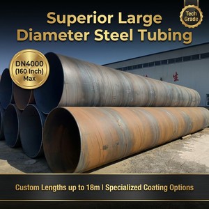 Tubería de Acero Anticorrosión TPEP SSAW |   Tubería Espiral de Gran Diámetro con Recubrimiento 3PE |   Tubo Revestido de Epoxi - Product Image 1