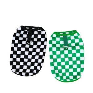 Rompi Anjing Poliester Klasik Musim Semi Gugur, Mewah, Bernapas, Ramah Lingkungan, Nyaman, Motif Kotak-kotak, Ukuran Anjing Kecil dan Sedang 24+ cm - Product Image 2