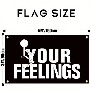 Tapiz Decorativo para Pared de Dormitorio, Habitación Universitaria, Sala de Estar, con Diseño de Tus Sentimientos, 3x5 pies - Product Image 3