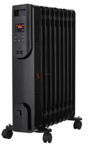 Bộ Tản Nhiệt Đầy Dầu Với Điều Khiển Từ Xa Máy Sưởi Không Gian Di Động Bằng Điện Với Bộ Điều Chỉnh Nhiệt Và Thời Gian 12 Giờ - Product Image 2