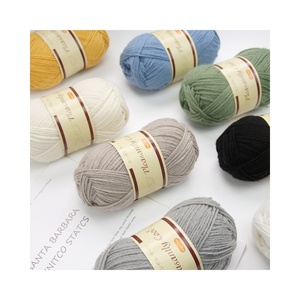 Fil à tricoter et à crocheter en laine mélangée teinte, recyclable et anti-UV, pour tissage, collection automne-hiver 2024, prix abordable - Product Image 3
