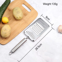 Handmatige keukenhulpjes 3-in-1 multifunctionele roestvrijstalen multi-fruit-aardappel schiller