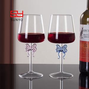 Copa de vino de cóctel con tallo de mariposa elegante con estilo personalizado para champán y Vinos Espumosos - Product Image 4