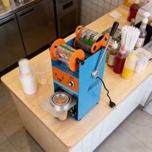 Commercial Semi-Automatic Hand Press Beverage Sealer for Milk <b>Tea</b> Cups Soybean Bottles With Heat Sealing Milk <b>Tea</b> Packaging Equi - Product Image 2