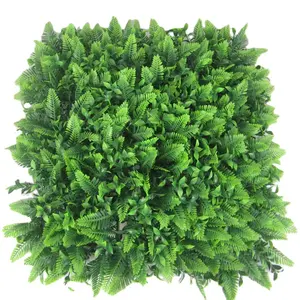 Outdoor UV Plastic Boxwood Roll Mats Hedge Panel Green Grass Wall Artificial Plants For Home Garden Decoration