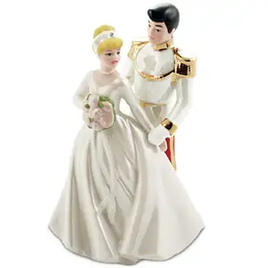 Hiasan Atas Kue Cinderella Pernikahan Keramik