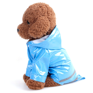 Chubasquero reflectante de cuero PU para perros y gatos pequeños, ropa impermeable para mascotas, venta al por mayor, 2023 - Product Image 2
