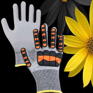 Guantes absorbentes de TPR para minería de aceite, <span class=keywords><strong>PU</strong></span>, anticortes, anticolisión, antiexprimibles, de impacto, para minería de carbón y minería - Product Image 5