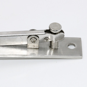Charnière pivotante en acier inoxydable, pivotant à 360 degrés, réglable en haut et en bas, pour portes en bois, en verre ou en alliage - Product Image 3