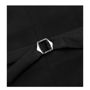 <span class=keywords><strong>Costume</strong></span> formel classique noir <span class=keywords><strong>pour</strong></span> <span class=keywords><strong>homme</strong></span>, 3 pièces, veste, gilet, pantalon long, <span class=keywords><strong>pour</strong></span> les mariages, le marié ou le papa en tenue de cérémonie - Product Image 6