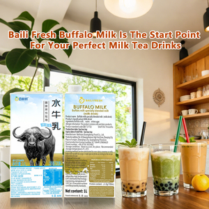 Thé au lait mélangé spécial Baili Xian, texture crémeuse liquide, 1 litre, <span class=keywords><strong>Tetra</strong></span> Pack pour thé au lait à bulles - Product Image 6