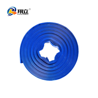 Tuyau plat en PVC pour irrigation agricole, diamètres 1, 1.5, 1-1/4, 2, 3, 4, 6, 8, 10 pouces, flexible, pour pompe à eau et tuyau de refoulement