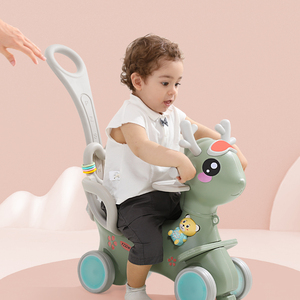 Fabbrica Direttamente Fornitura Prezzo A Buon Mercato Diffuso di Sicurezza Del Bambino Multifunzionale A Dondolo In Plastica Cavallo Per I Bambini - Product Image 5