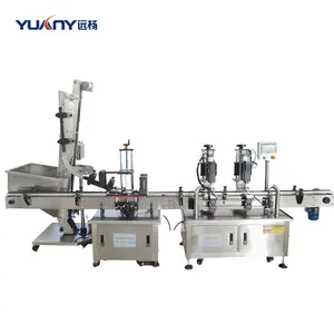 Glass Bottle Metal Caps Twisting Machine for Glass Jar Twist Off Capping Machines with Cap elevator