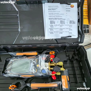 Testo 557s : Manomètre numérique de réfrigérant avec Bluetooth et bloc de vannes quatre voies (réfrigérant électronique) - Product Image 3