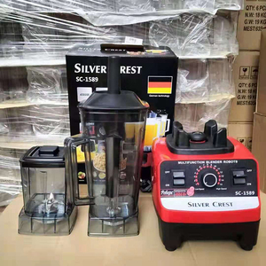 2 in 1 2 2 tazze di 4500w elettrodomestici da cucina pesanti commerciali Mixer spremiagrumi robot da cucina frullatore d'argento - Product Image 1