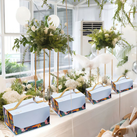 Boîte de rangement alimentaire recyclable haut de gamme personnalisée en vrac, boîte cadeau à fermeture magnétique, boîte d'emballage pliable pour mariage, vacances avec poignée
