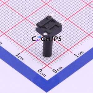 UK-B0228-G14-250 Tactile Switch SMD-4P,6x6mm Switch Single Pole Single Throw Round Button 2.5N Vertical Mount - Product Image 2