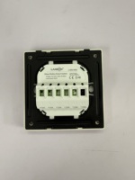 Dernier modèle d'interrupteur mural intelligent Tuya Wifi Zigbee en verre avec bouton-poussoir, 3 gangs, commande vocale Alexa Google, gris et or