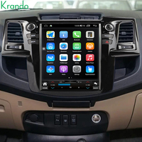 Autoradio Tesla 12,1 pouces pour Toyota Fortuner 2008-2015, navigation GPS Android, CarPlay sans fil, autoradio, unité principale 4G