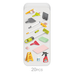 Enfants semblant jouer nettoyage <span class=keywords><strong>jouet</strong></span> enfant outil travaux ménagers maison prétendable <span class=keywords><strong>Kit</strong></span> jouer ensemble enfants nettoyage chariot ménage jouets - Product Image 3