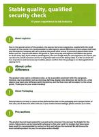 Papier couché à filigrane de sécurité avec revêtement UV pour l'impression de certificats, documents, billets et emballages